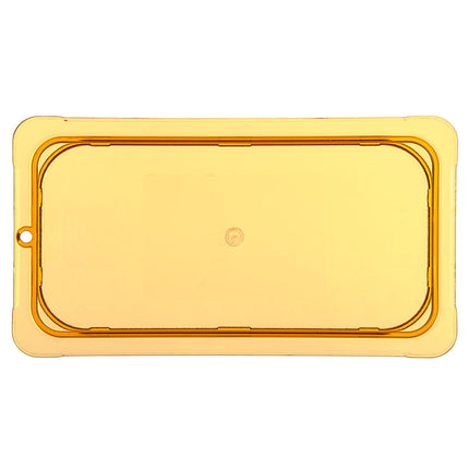 Nắp Khay Thức Ăn Chịu Nhiệt Cao Carlisle Universal Cỡ 1/3 Có Rãnh - Màu Hổ Phách (10471U13)