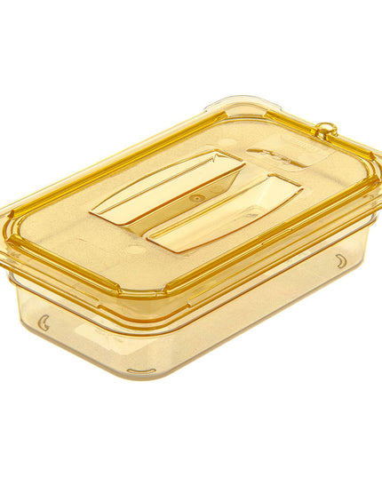 Nắp Đặc Khay Thực Phẩm Chịu Nhiệt Cao Carlisle Universal Cỡ 1/4 - Màu Hổ Phách (10490U13)
