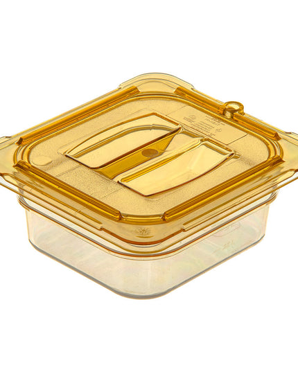 Nắp Đặc Khay Thực Phẩm Chịu Nhiệt Cao Carlisle Universal Cỡ 1/6 - Màu Hổ Phách (10510U13)