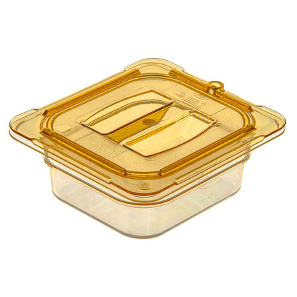 Nắp Đặc Khay Thực Phẩm Chịu Nhiệt Cao Carlisle Universal Cỡ 1/6 - Màu Hổ Phách (10510U13)