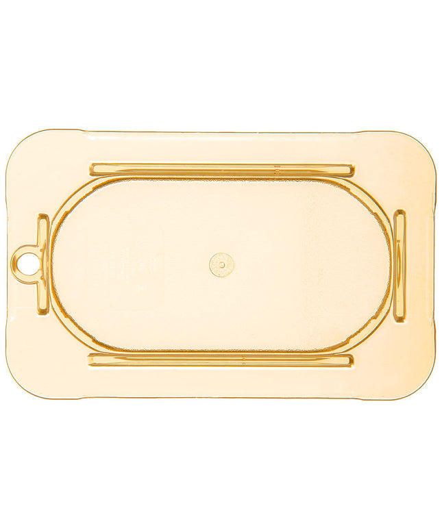 Carlisle Nắp Khay Thực Phẩm Universal Kích Thước 1/9 Chịu Nhiệt Cao - Phẳng, Màu Hổ Phách (10536U13)