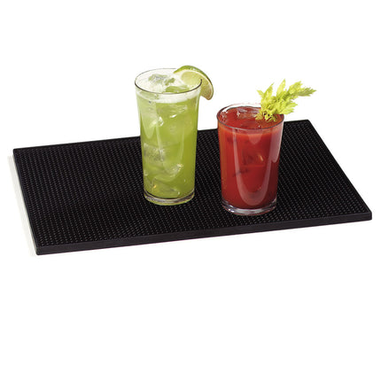 Thảm Quầy Bar Chữ Nhật Carlisle 1060103 45.7 x 30.5 cm Cao Su Đen