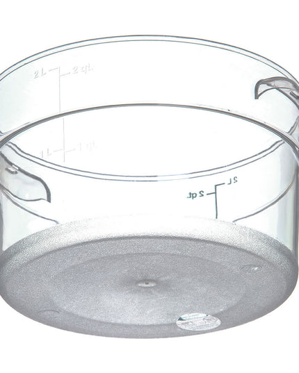 Hộp Đựng Thực Phẩm Tròn Carlisle 1.9 l - Xếp Chồng Được, Trong Suốt (1076307)