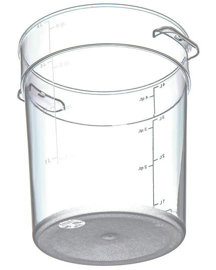 Hộp Đựng Thực Phẩm Tròn Carlisle 3.8 lít - Xếp Chồng Được, Trong Suốt (1076407)