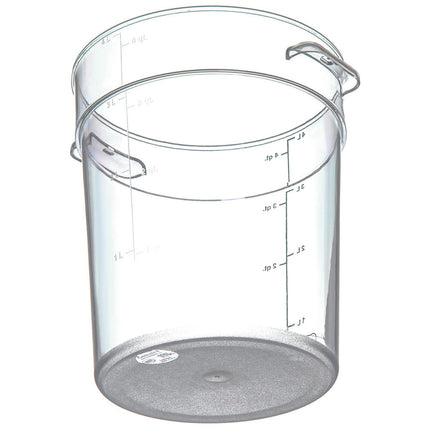 Hộp Đựng Thực Phẩm Tròn Carlisle 3.8 lít - Xếp Chồng Được, Trong Suốt (1076407)