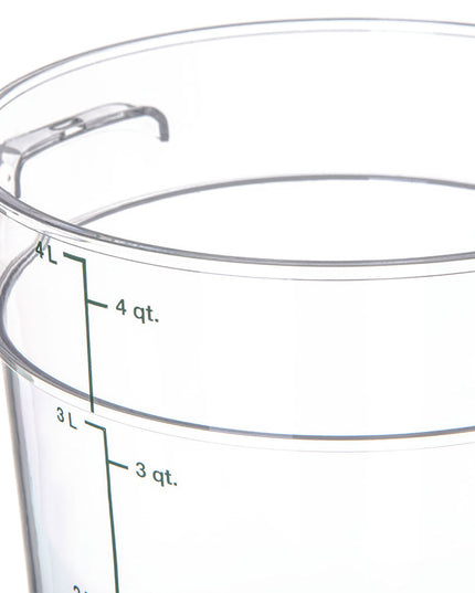 Hộp Đựng Thực Phẩm Tròn Carlisle 3.8 lít - Xếp Chồng Được, Trong Suốt (1076407)