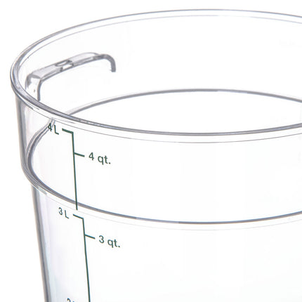 Hộp Đựng Thực Phẩm Tròn Carlisle 3.8 lít - Xếp Chồng Được, Trong Suốt (1076407)