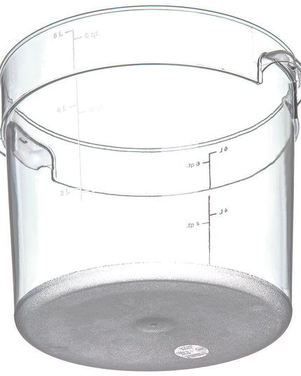 Hộp Đựng Thực Phẩm Tròn Carlisle 5.7 l - Có Thể Xếp Chồng, Trong Suốt (1076507)