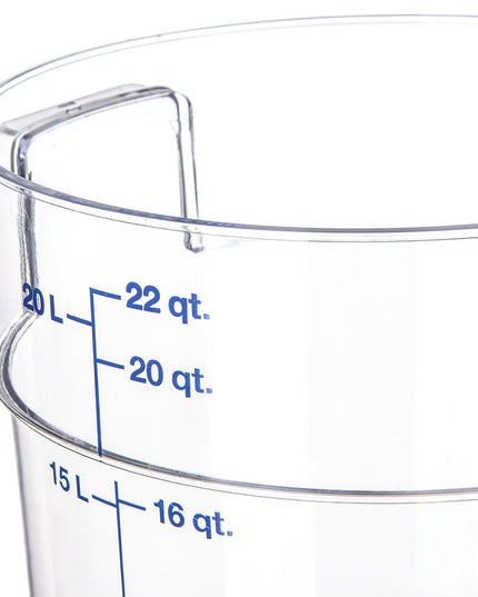 Hộp Đựng Tròn Carlisle 20.8 lít - Trong Suốt (1076907)