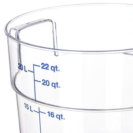 Hộp Đựng Tròn Carlisle 20.8 lít - Trong Suốt (1076907)