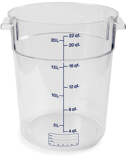 Hộp Đựng Tròn Carlisle 20.8 lít - Trong Suốt (1076907)