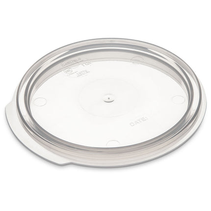 Nắp Hộp Đựng Thực Phẩm Tròn Carlisle 0.9 lít - Trong Mờ (1077030)