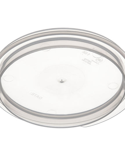 Nắp Hộp Đựng Thực Phẩm Tròn Carlisle 0.9 lít - Trong Mờ (1077030)