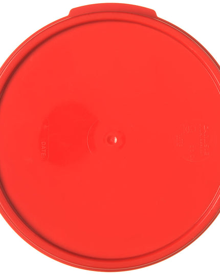 Nắp Hộp Đựng Thực Phẩm Carlisle, Cho Hộp 6 & 7.6 lít, Tròn, Đỏ (1077205)