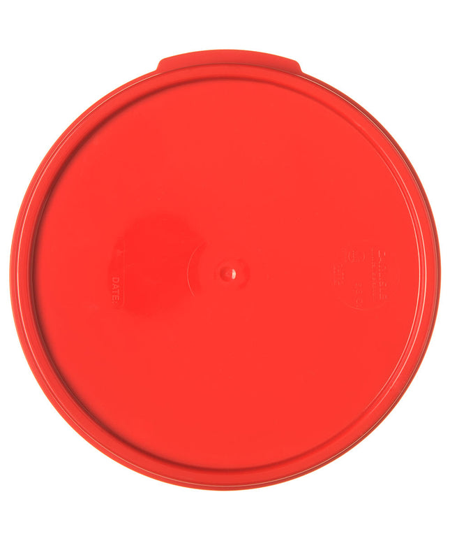Nắp Hộp Đựng Thực Phẩm Carlisle, Cho Hộp 6 & 7.6 lít, Tròn, Đỏ (1077205)