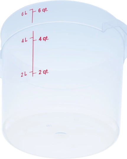Hộp Đựng Thực Phẩm Tròn Carlisle 5.7 lít - Trong Suốt (1096530)