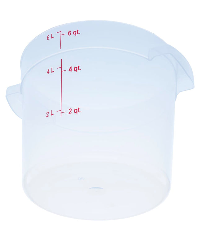 Hộp Đựng Thực Phẩm Tròn Carlisle 5.7 lít - Trong Suốt (1096530)
