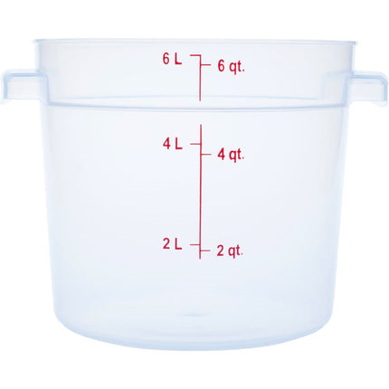 Hộp Đựng Thực Phẩm Tròn Carlisle 5.7 lít - Trong Suốt (1096530)
