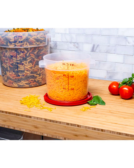 Hộp Đựng Thực Phẩm Tròn Carlisle 5.7 lít - Trong Suốt (1096530)