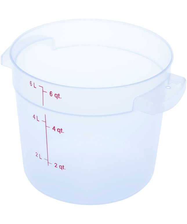 Hộp Đựng Thực Phẩm Tròn Carlisle 5.7 lít - Trong Suốt (1096530)
