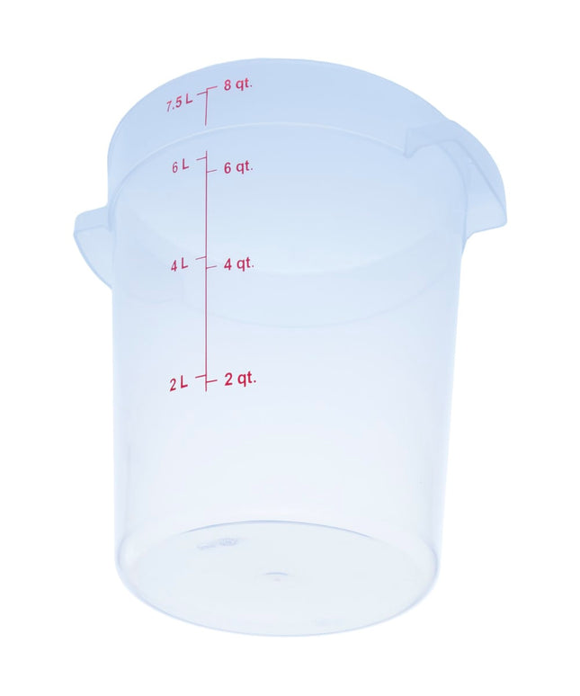 Hộp Đựng Thực Phẩm Tròn Carlisle 7.6 lít - Trong Suốt (1096630)