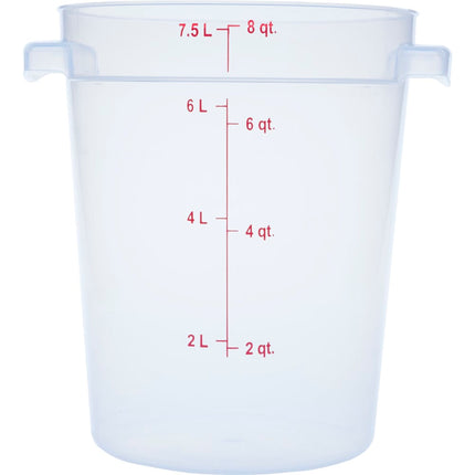 Hộp Đựng Thực Phẩm Tròn Carlisle 7.6 lít - Trong Suốt (1096630)