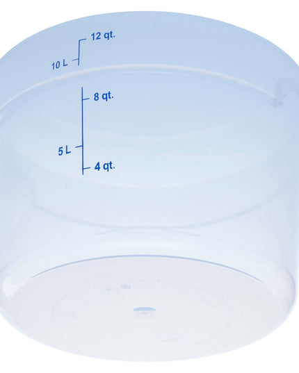Hộp Đựng Thực Phẩm Tròn Carlisle 11.4 lít - Trong Suốt (1096730)