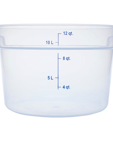 Hộp Đựng Thực Phẩm Tròn Carlisle 11.4 lít - Trong Suốt (1096730)