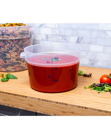 Hộp Đựng Thực Phẩm Tròn Carlisle 11.4 lít - Trong Suốt (1096730)