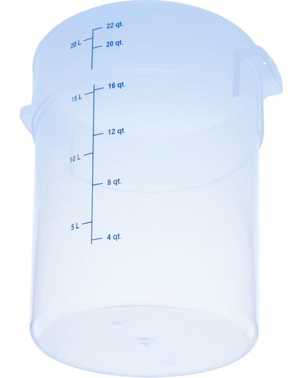 Hộp Đựng Thực Phẩm Tròn Carlisle 20.8 lít - Trong Suốt (1096930)