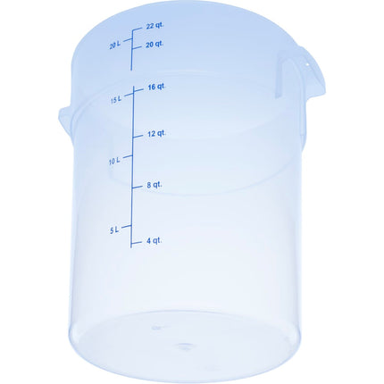 Hộp Đựng Thực Phẩm Tròn Carlisle 20.8 lít - Trong Suốt (1096930)