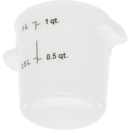 Hộp Đựng Thực Phẩm Tròn Carlisle 0.9 lít - Trắng (1097102)