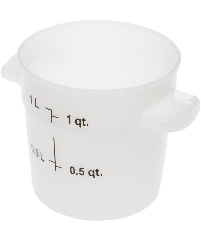 Hộp Đựng Thực Phẩm Tròn Carlisle 0.9 lít - Trắng (1097102)