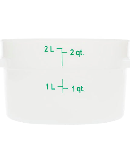 Hộp Đựng Thực Phẩm Tròn Carlisle 1.9 lít - Trắng (1097302)