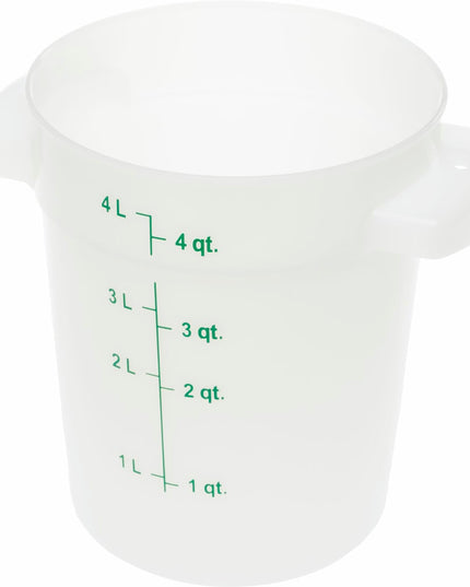 Hộp Đựng Thực Phẩm Tròn Carlisle 3.8 l - Trắng (1097402)