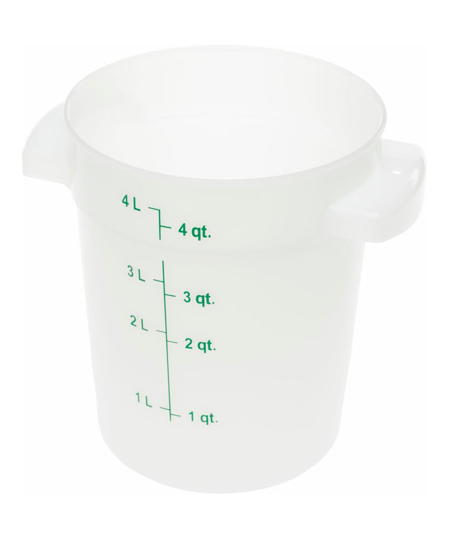 Hộp Đựng Thực Phẩm Tròn Carlisle 3.8 l - Trắng (1097402)