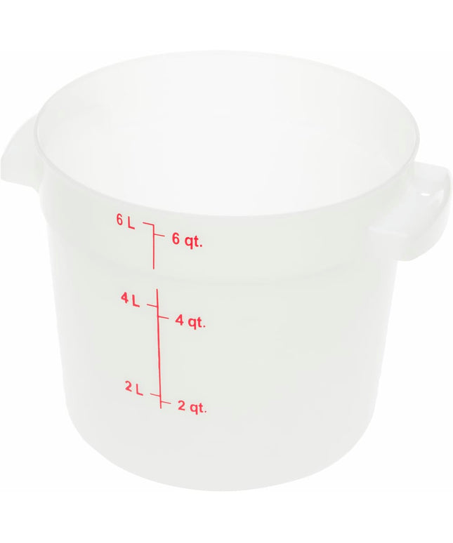 Hộp Đựng Thực Phẩm Tròn Carlisle 5.7 lít - Trắng (1097502)
