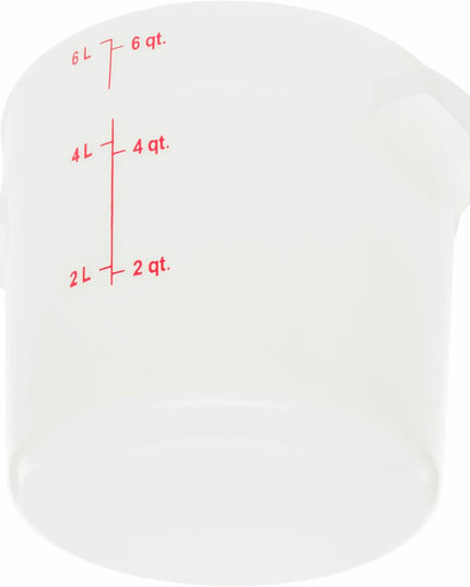 Hộp Đựng Thực Phẩm Tròn Carlisle 5.7 lít - Trắng (1097502)