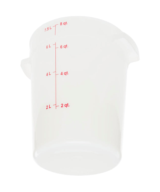 Hộp Đựng Thực Phẩm Tròn Carlisle 7.6 lít - Trắng (1097602)