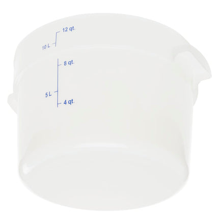 Hộp Đựng Thực Phẩm Tròn Carlisle 11.4 lít - Trắng (1097702)