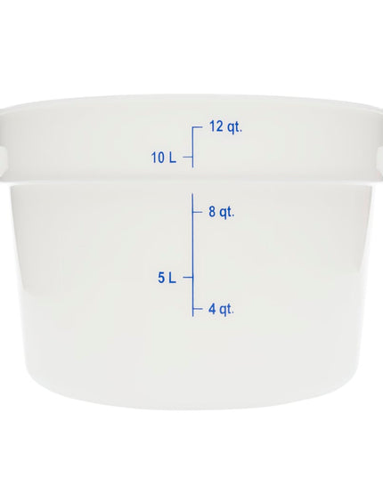 Hộp Đựng Thực Phẩm Tròn Carlisle 11.4 lít - Trắng (1097702)