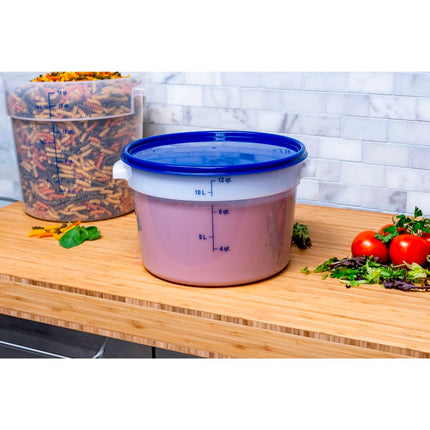 Hộp Đựng Thực Phẩm Tròn Carlisle 11.4 lít - Trắng (1097702)
