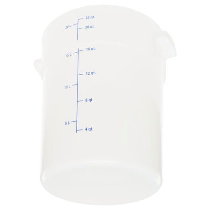 Hộp Đựng Thực Phẩm Tròn Carlisle 20.8 lít - Trắng (1097902)