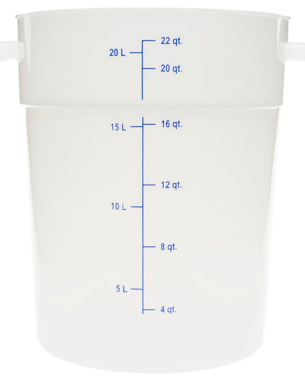 Hộp Đựng Thực Phẩm Tròn Carlisle 20.8 lít - Trắng (1097902)