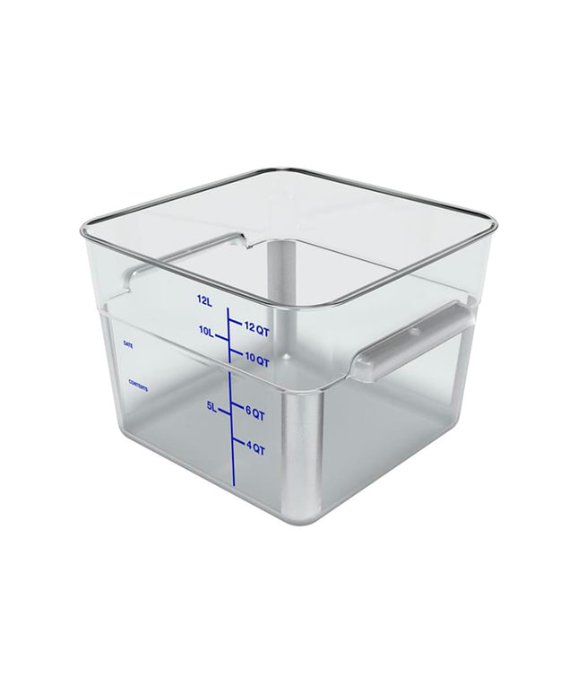 Hộp Đựng Thực Phẩm Vuông Carlisle 11.4 lít - Polycarbonate, Trong Suốt (11954AF07)
