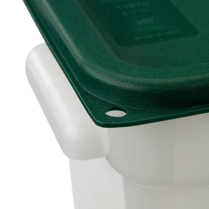 Hộp Đựng Thực Phẩm Vuông Carlisle 1.9 lít - Polyethylene, Trong Suốt (11960PE02)