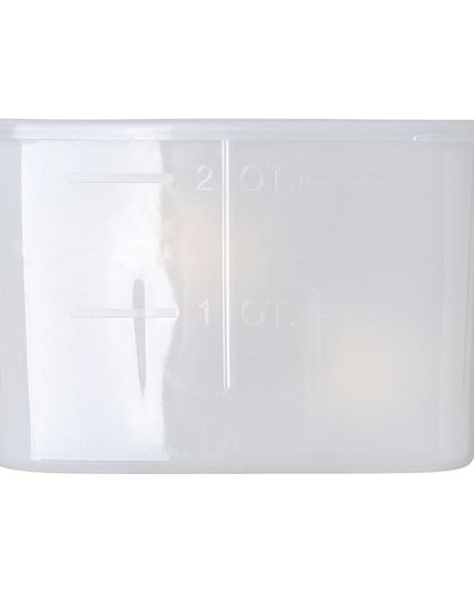 Hộp Đựng Thực Phẩm Vuông Carlisle 1.9 l - Trắng (153202)