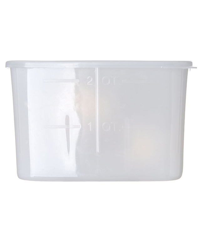 Hộp Đựng Thực Phẩm Vuông Carlisle 1.9 l - Trắng (153202)