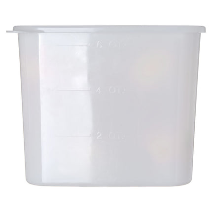 Hộp Đựng Thực Phẩm Vuông Carlisle 5.7 l - Trắng (155602)