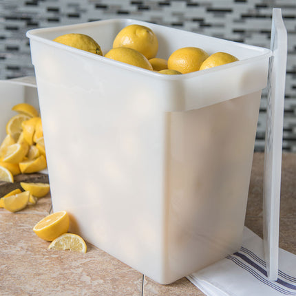 Hộp Đựng Thực Phẩm Vuông Carlisle 17 lít - Trắng (162902)